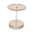 thumbnail image 3 of Soporte de exhibición Yuyangstore para gafas acrílico giratorio 360 grados transparente marrón claro, 3 of 8