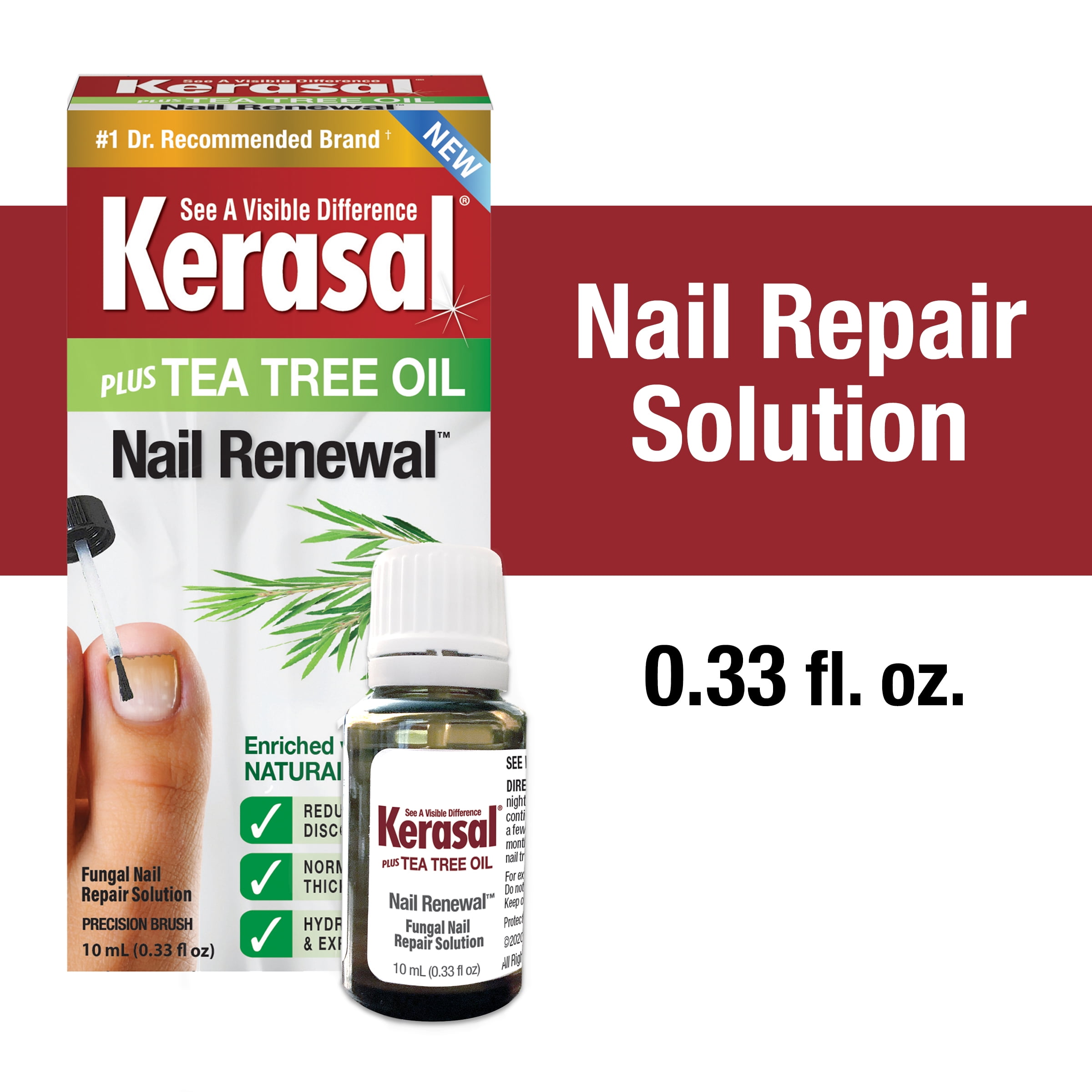 Kerasal Fungal Nail Renewal, Repair Solution with Tea Tree Oil for
