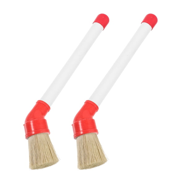 Zehuanyu  2 Pcs Detailing Brush Car Tire Grease Rim Brushes for Cleaning Wheels Vehicle