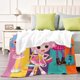 thumbnail image 4 of Suministros de fiesta Lalaloopsy anti-pilling, suave, ligera, esponjosa y acogedora de lujo para hogar y cocina – Perfecta para niños y adultos,120X180cm, 4 of 6