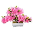thumbnail image 3 of Bonsái artificial mayimx decoración de plantas Rosa claro, 3 of 9