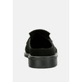 thumbnail image 5 of LENA Black Genuine Suede Mules, 5 of 7