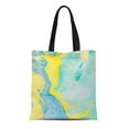 thumbnail image 1 of JSDART Canvas Tote Bag Brown Marble Vintage Marbled Pattern Abstract Painting Renaissance Aged Durable Reusable Shopping Shoulder Grocery Bag, 1 of 1