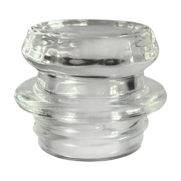 Glass Coffee Percolator Lid Replacement, 35 mm Inner Diameter Clear Tempered Glass Cover with Heat-Resistant Knob, Replacement Top for Stovetop and Camping Coffee Pots