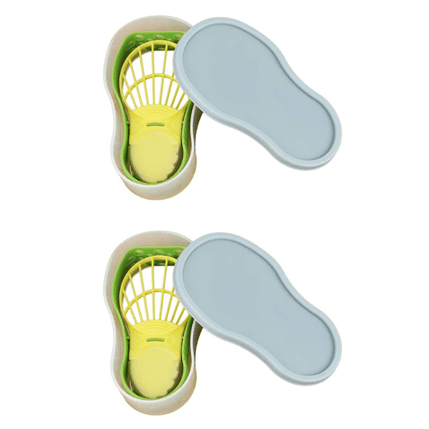 2X Juego de Rebanadora de Aguacate 5 en 1 Cortador de Frutas Pelador Removedor de Núcleo Conjunto de Herramientas Multifuncionales