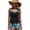 Sky Blue, variant on Tankini Swimsuits for Women Floral Print Bikini Separates Two Piece Bathing Suits Summer Swimsuit