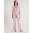 thumbnail image 5 of Scoop Women's Scrunch Sleeve Crepe Blazer with Buttons, Sizes XS-XXL, 5 of 6