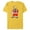Yellow, variant on The Simpsons Santa Homer Holiday - Short Sleeve Blended T-Shirt for Adults – Customized-Yellow