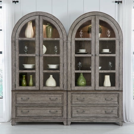 Liberty Furniture River Place Bunching Curio Set Dining Room Storage – Gray Liberty Furniture River Place Bunching Curio Set Dining Room Storage – Gray