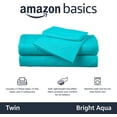thumbnail image 2 of Kid‘s Sheet Set - Soft  Easy-Wash Lightweight Microfiber - Full  Bright Aqua, 2 of 6