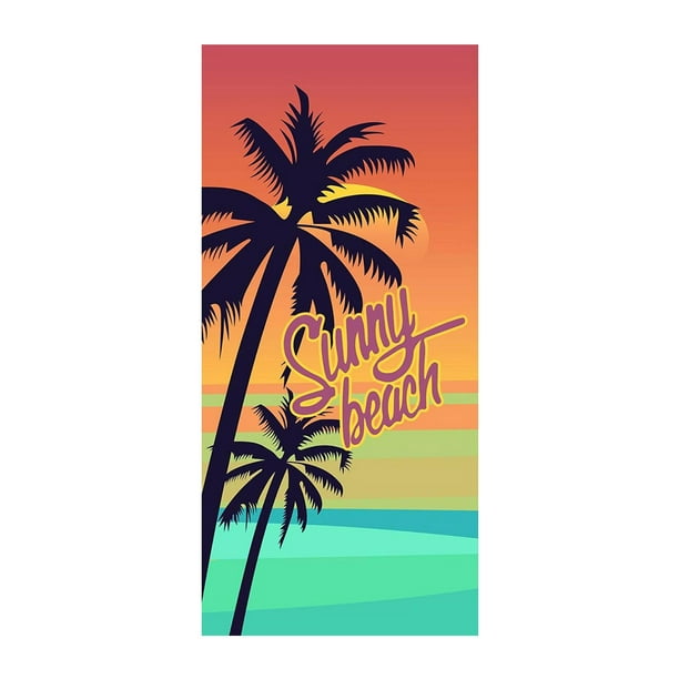 Cartoons Bath Towel Absorbent And Drying Swimming Beach Towel-fine Fiber Active Printed Towel
