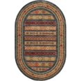 thumbnail image 2 of Rugs.com Kashkuli Gabbeh Collection Rug – 5' x 8' Oval Blue Medium Rug Perfect For Living Rooms, Large Dining Rooms, Open Floorplans, 2 of 8