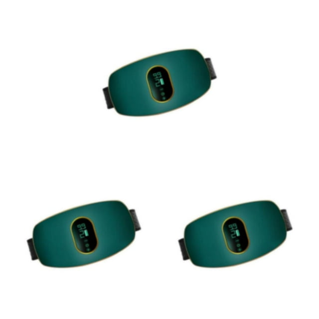 VONKY Ceinture Sans Fil Réglable avec Chauffage et Massage Vibrant pour Hommes Femmes Vert 3ensemble