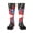 1 Black, variant on Womens Thin Blue Line Tennessee Flag Knee High Socks Comfy Thermal Boot Long Socks