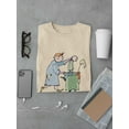 thumbnail image 3 of Educational Waste T-Shirt Men -Wilfred Hildonen Designs, Male 5X-Large, 3 of 4