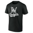 thumbnail image 2 of Men's Black Los Angeles Dodgers Fastball T-Shirt, 2 of 3