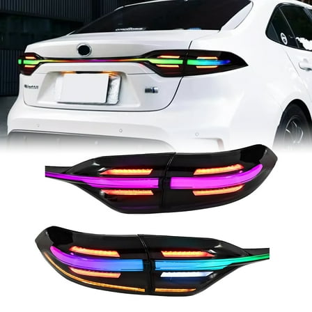 RGB TAIL LIGHT for Toyota Corolla 2020-2024 LED RGB Taillight Center Light Rear Light Assembly