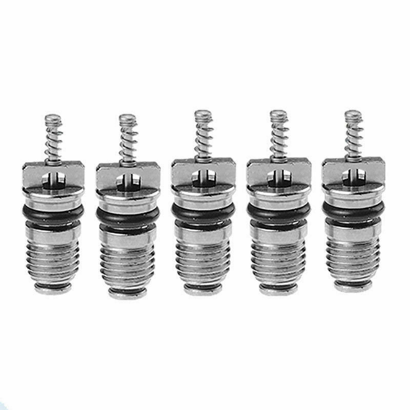 AC R134A Valve Core Remover 102Pcs Refrigeration Valve Core Kit Automotive Valve Core Removal Tire Repair Tool Oubesty Air Conditioner Valve Core 