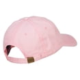thumbnail image 4 of Border Collie Head Embroidered Washed Cap - Pink OSFM, 4 of 5