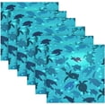 thumbnail image 6 of GZHJMY Sea Turtle Cloth Napkins Set of 4, Reusable Washable Polyester Dinner Napkins for Family, Restaurant, Wedding, Party Decor 20 x 20 Inch, 6 of 7