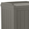 thumbnail image 6 of Suncast 22 gal Outdoor Patio Small Deck Box w/Storage Seat, Stone (3 Pack), 6 of 9
