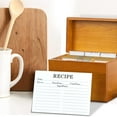 thumbnail image 4 of 60pcs RECIPE Recipe Card Food Material Composition Record Card Multi Print Selection, 4 of 5