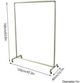 thumbnail image 5 of CNCEST Clothing Rack 47.2"x15.7"x63", With wheels Iron Rod Floor-Standing Hangers Clothes Shelves, 5 of 7
