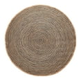thumbnail image 1 of Braided Jute Round Indoor Area Rug Navy Blue / 4 Round, 1 of 1