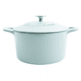 thumbnail image 4 of Martha Stewart Gatwick 7 QT Enameled Cast Iron Dutch Oven - Martha Blue, 4 of 11