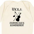 thumbnail image 4 of Inktastic Viola Music Gift Funny Violist Joke Boys or Girls Long Sleeve Baby Bodysuit, 4 of 5