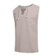 thumbnail image 3 of camisas de lino de algodón sueltas ocasionales de los hombres camisa de color blusa chaleco sin mangas camisas de playa tops camello / m, 3 of 4