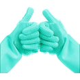 thumbnail image 2 of Guantes de Silicona para Lavavajillas - Verde 170g Ormromra MZQ-0649-1, 2 of 6