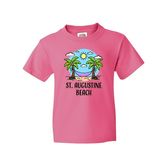 Inktastic Summer Vacation in St Augustine Beach Youth T-Shirt