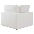thumbnail image 6 of Modular Sectional Deep Sofa Set, White, Fabric, Modern Contemporary, Living Lounge Cafe Room Hotel Lobby Hospitality, 6 of 10