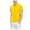 Yellow, variant on kamemir Polos for Men Men's Muscle V Neck Polo Shirts Slim Fit Short Short Sleeve Golf T-Shirts Ribbed Knit Soft Tees(Yellow,XXL)