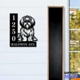 thumbnail image 3 of Handmadetneonsign Shih Tzu Dog House Number Metal, Shih Tzu Dog Home Number Metal Sign, Pet Outdoor Address Wall Decor 80670, 3 of 5