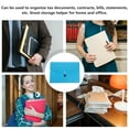 thumbnail image 2 of Document Organizer Accordion Colorful Dividers File Folder File Folder Accordion Document Holder, 2 of 9