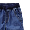 thumbnail image 5 of Gubotare Jorts for Teen Boys Y2K Baggy Jean Shorts Retro Pull On Denim Shorts Elastic Waist Loose Hip Hop Jorts Pockets Size 9-10 (Light Pink,9-10 Years), 5 of 6