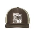 thumbnail image 1 of Always Stay Humble & Kind, Humble And Kind, Humble Hat, Be Kind, 10 Different Colors, Adjustable Snapback, Caps, Inspire Apparel, White Text, Brown/Khaki, 1 of 1