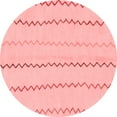 thumbnail image 1 of Ahgly Company Machine Washable Indoor Round Solid Red Modern Area Rugs, 7' Round, 1 of 1