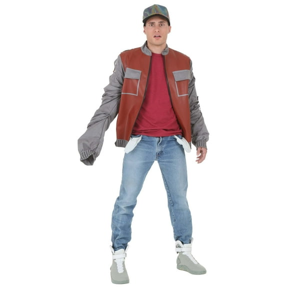Plus Size Back to The Future II Marty McFly Jacket Costume