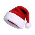 thumbnail image 3 of Milageto Christmas Hat Cap Costume Accessories Santa Hat for Cosplay Festival Holiday 29x40cm Thick Plush, 3 of 8