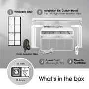 LG New 6,000 BTU 250 Sq Ft Window Air Conditioner, White
