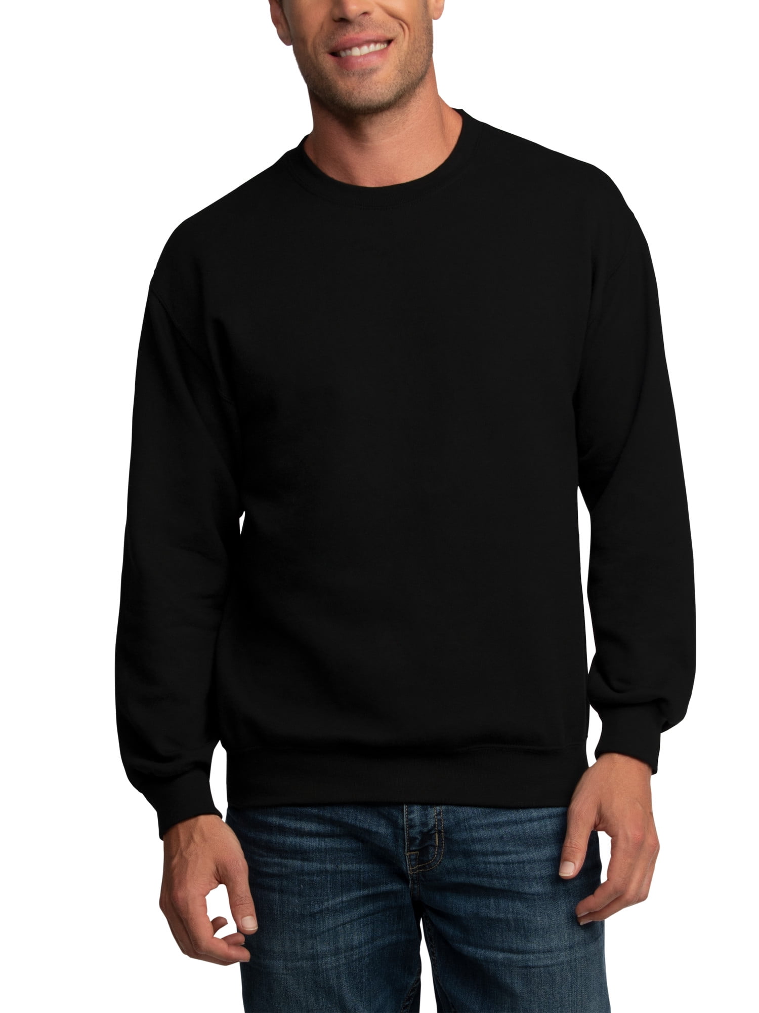 Mens Sweatshirt Fruit of the Loom Classic Sweat Pullover Plain Jumper Sweater