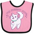 thumbnail image 3 of Inktastic I'm Purrdy Cute White Kitty Cat Boys or Girls Baby Bib, 3 of 4
