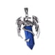 thumbnail image 4 of Collar con colgante de estilo antiguo de athleticsshop2018 para compromisos y cumpleaños. Azul oscuro, 4 of 8