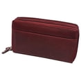 thumbnail image 4 of RFID Blocking Cellphone Wallet for Women Dual Zipper Long Purse with Removable Checkbook Holder, 4 of 18