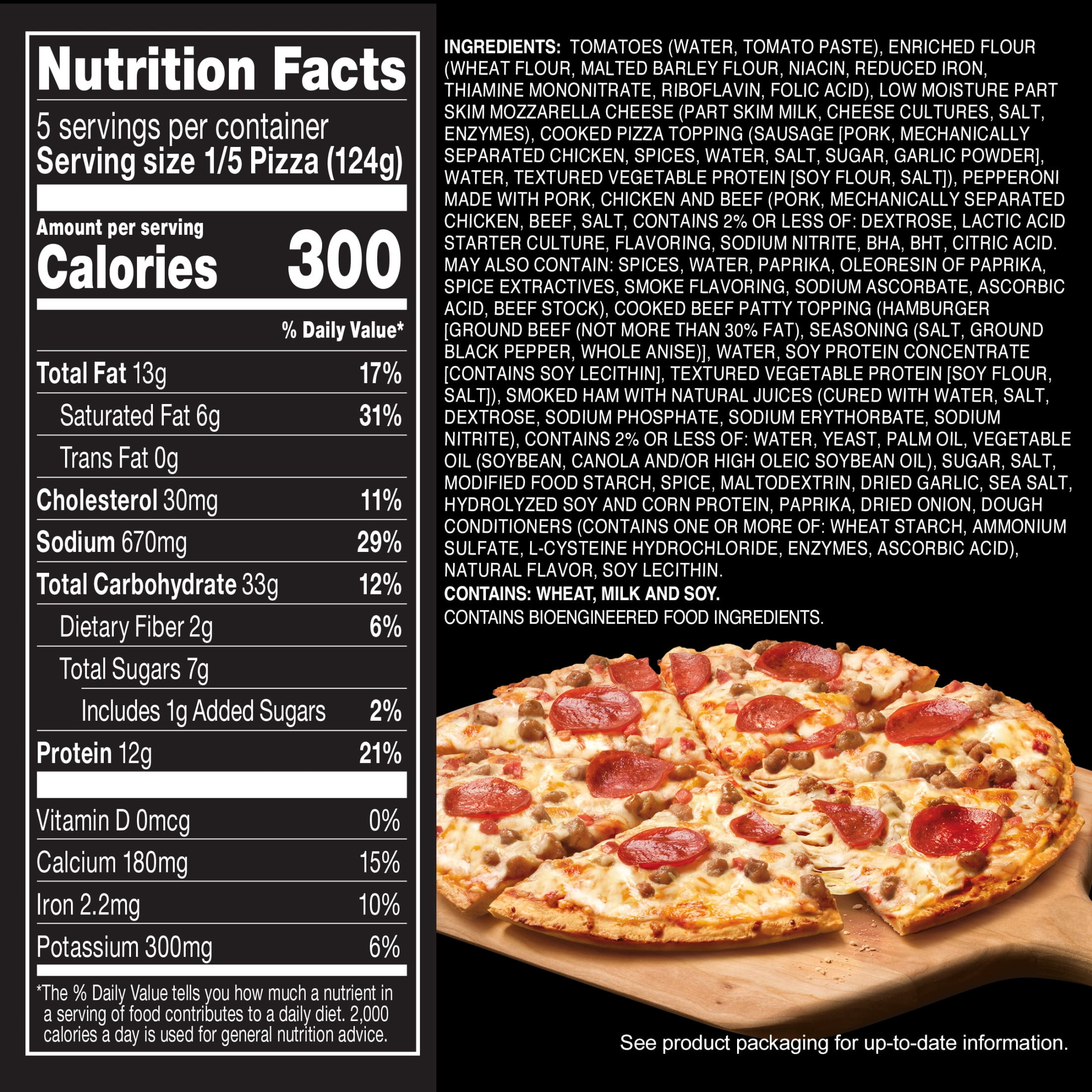 Red Baron Four Meat Classic Crust Frozen Pizza, 21.95 oz