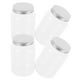 thumbnail image 2 of 4 frascos de plástico transparente con tapa, herméticos y rellenables para almacenar alimentos secos, dulces y aperitivos, ideal para la cocina y el hogar, 2 of 8