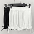 thumbnail image 4 of Womens Bloomers Maid Ruffle Pumpkin Pants Shorts H7EF, 4 of 5